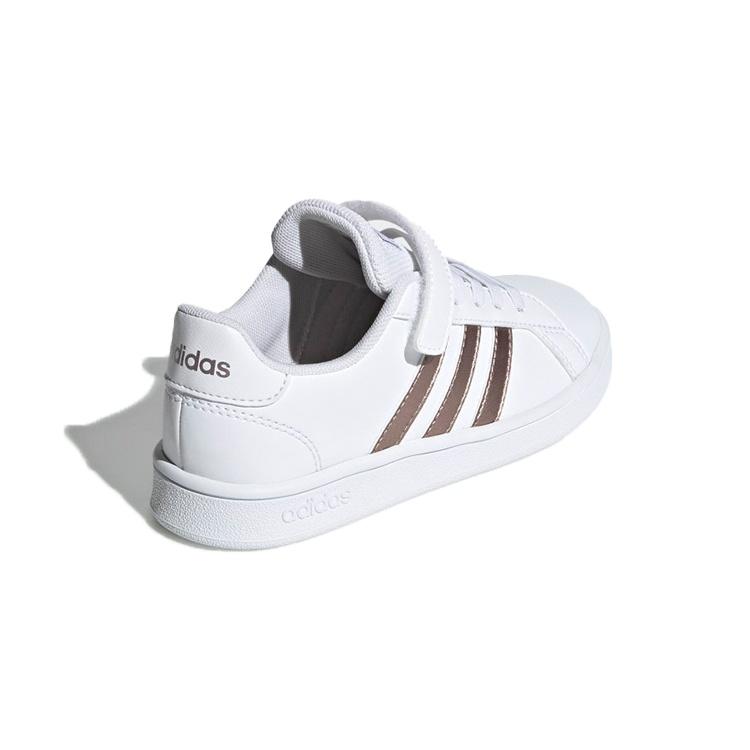 (PS) adidas neo Grand Court 'White Gold' Kids' EF0107