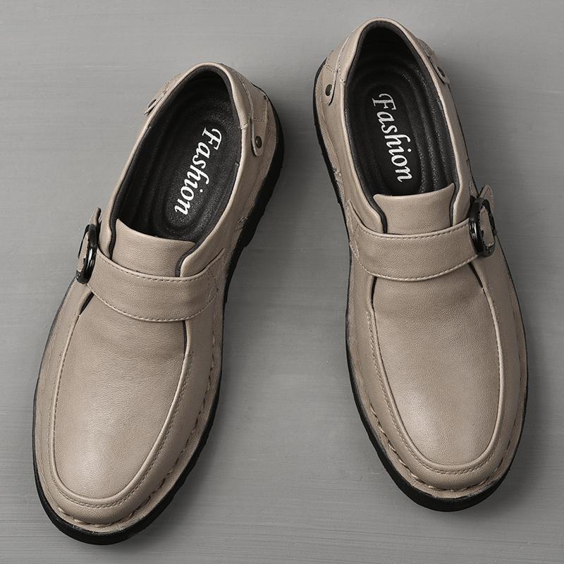 Golden Sapling Business Casual Shoes Men Leisure Flats Office Formal Footwear Leisure Party Loafers Platform Men's Wedding Shoe
