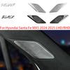 2PC Car Set Door A-Pillar Tweeter Covers Speaker Decorative Stickers Stainless Steel Material For Hyundai Santa Fe MX5 2024 2025