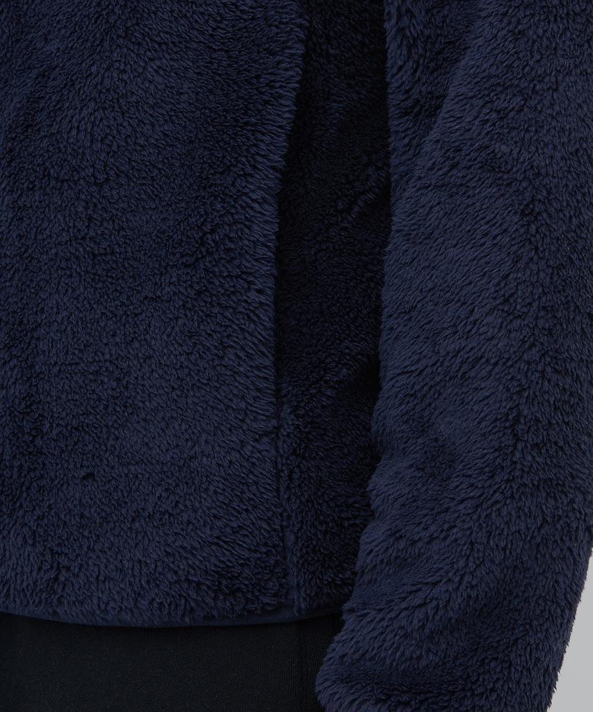 Musinsa Standard Shaggy Fleece Zip-Up Jacket [Navy]