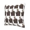 Freud With Cigar Blush Pink Square Pillowcase Pillow Cover Cushion Zip Decorative Comfort Throw Pillow for Home Car