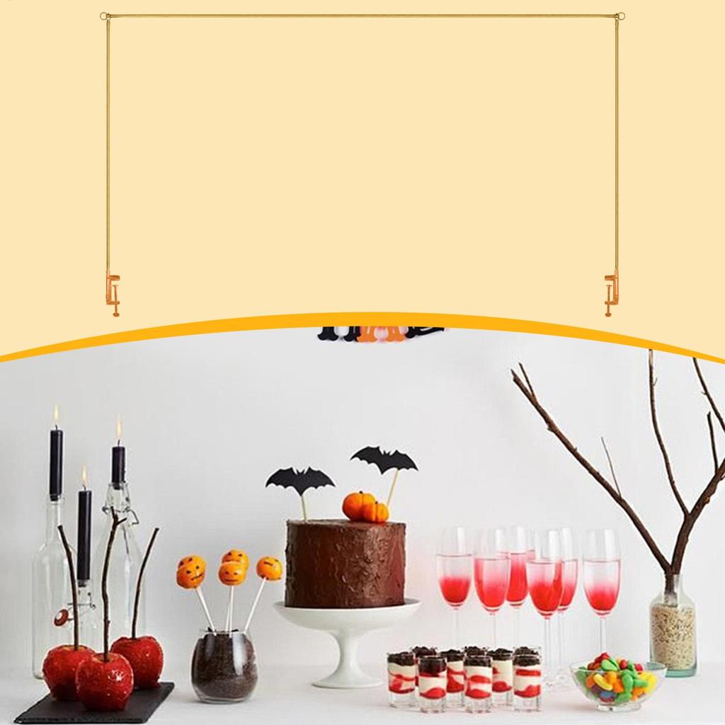 Table Arch Stand with Clamps Adjustable Balloon Stand with Clamps Dining Background Rack for Daily Swing Event Catering Wedding