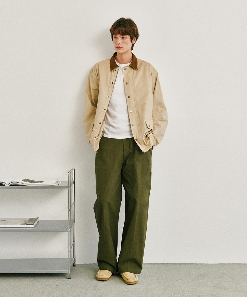 GLW Carpenter Fatigue Cotton Pants Olive