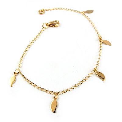 [K9643] - Gold Plated Bracelet 'Choreography'