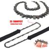 24 Zoll Survival Taschenkettensäge Klappsäge Kette 11 Gezahnte 3x Schneller Handsäge Mit Gurten Campingsäge Zum Holzsägen