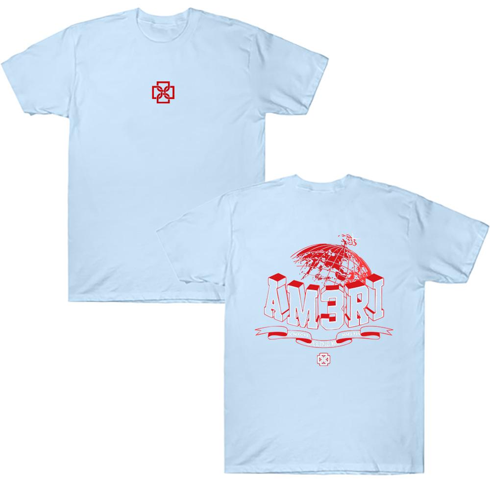 Duki Remera Irema DUKI AM3RI Graphic T Shirts Men Fashion Oversized Short Sleeve Tops Streetwear Unisex High Quality Cotton Tees