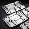 Stainless Steel Divided Lunch Tray