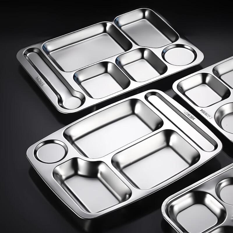 Stainless Steel Divided Lunch Tray