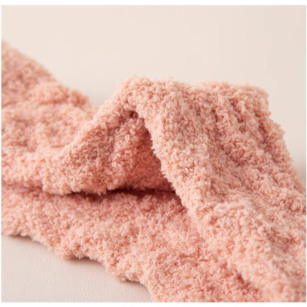 Winter Coral Velvet Socks Warm Floor Socks Thickened Cotton Socks  Women