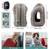 Almohada inflable del viaje del cojín de aire para la barbilla de la cabeza del cuello del descanso de la siesta de la oficina del avión