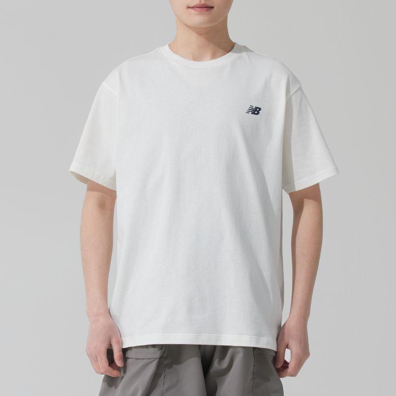 

New Balance NB White Short sleeve Men and Women 25 Summer New Casual Half Sleeve Sports T-shirt Amt51374 AMT51374-SST/Main drawing 160/84A/XS