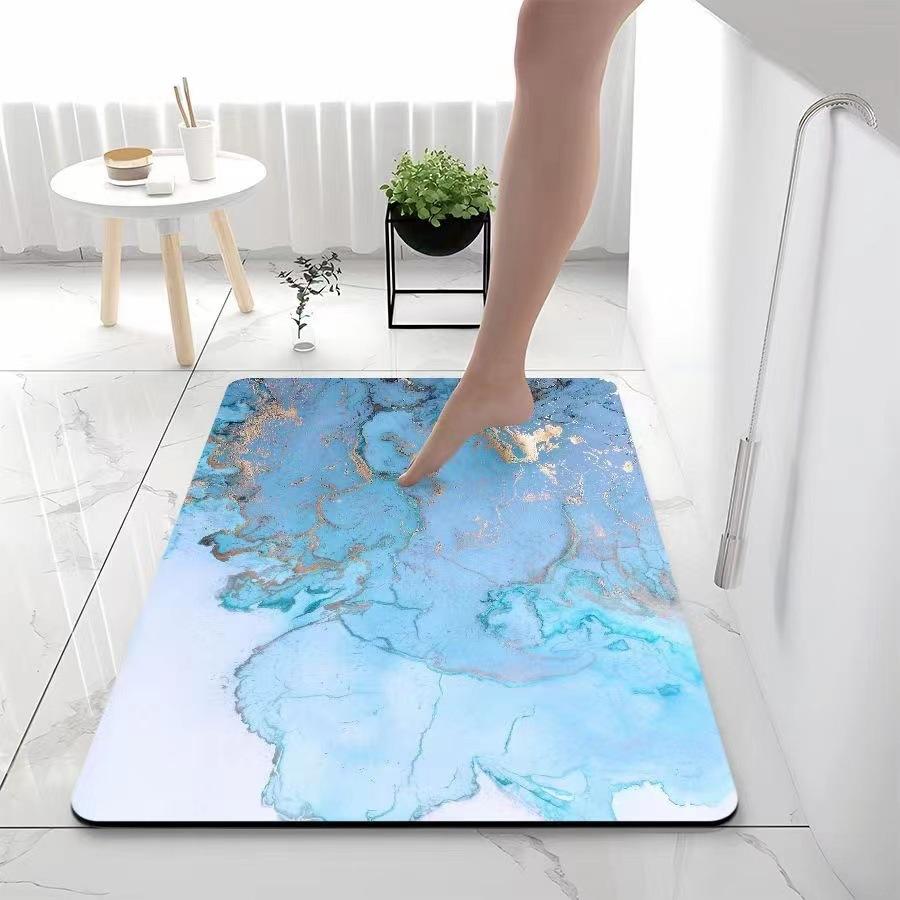 Bathroom Absorbent Floor Mat Toilet Door Mat Household Door Mat