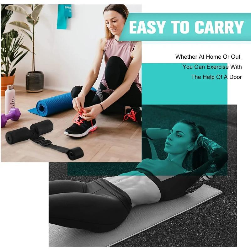 1Pcs Hamstring Curl Strap Sit Up Machine Nordic Home Workout for Gear Hamstring Curls Spanish Squats Ab Workout Nordic Curl
