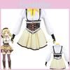 Puella Magi Madoka Magica Tomoe Mami Cosplay Kostüm Set für Damen Halloween Party