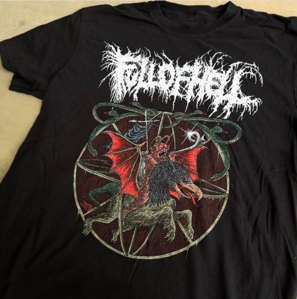 Vtg Full of Hell Band Scraping The Divine Schwarz S bis 5XL T-Shirt HL139 Unisex T-Shirt