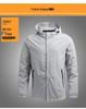 Men's Spring & Autumn Casual Hooded Baseball Jacket - Fashionable, Simple, Reversible.
