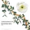 16/69Heads Artificial Rose Vine Plastic Silk Fake Plants Leaves  Home Decoration