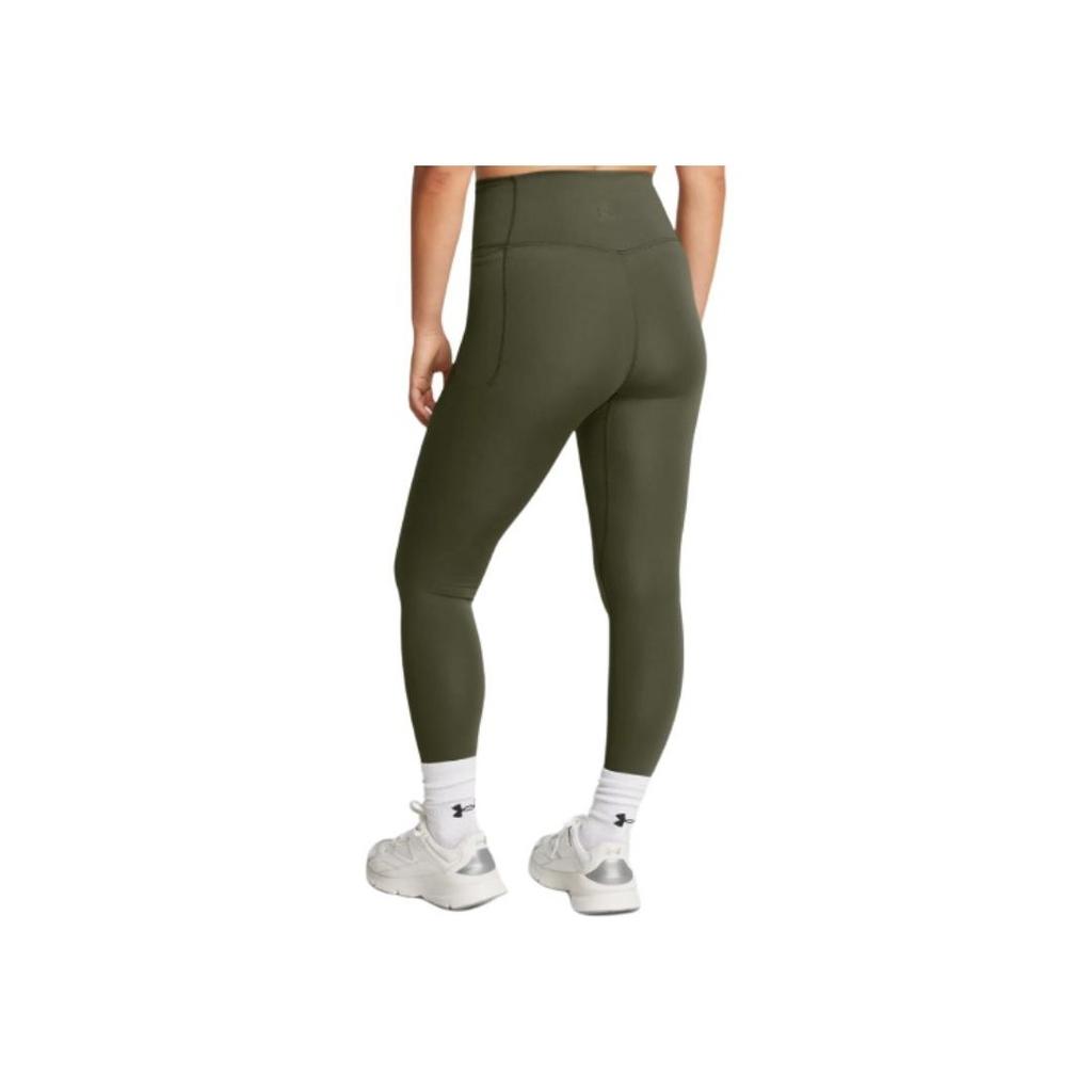 Under Armour Meridian Comfortable Casual Fashion Tight Nine-Point Sports Pants Women Bottoms Dark-Green 1382525-390