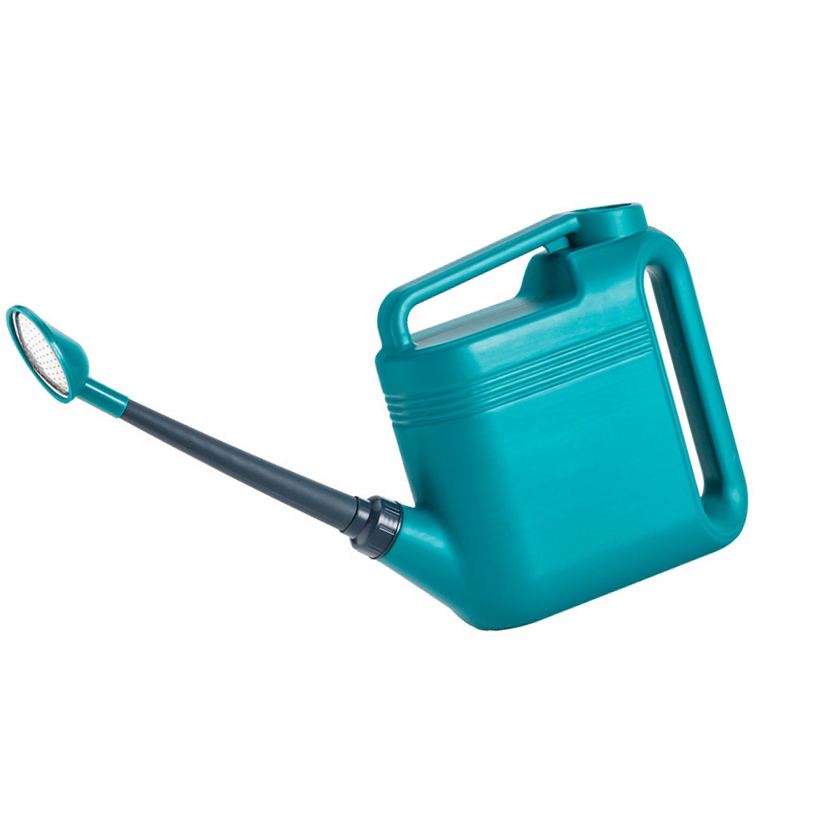 

8L Lightweight Plant Waterer Container For Indoor Outdoor Gardening Long Spout Removable Sprinkler Head Ergonomic Handle B