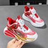 Boys casual shoes running shoes red basketball shoes 2025 children's sports shoes soft sole boys breathable autumn mesh