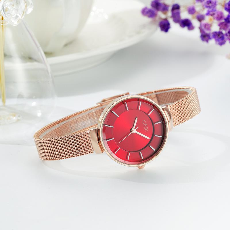 Damen Mode Wind Uhr Mittelschüler Minimalistisch Prüfungsuhr