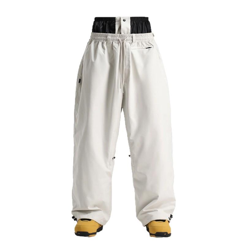 Mens and Womens Baggy Ski Pants Waterproof Windproof Snowboarding Pants Insulated Winter Outdoor Hiking Warm Skiing Pants Loose Sport Snow Pants