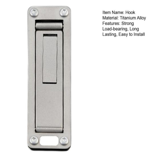 Heavy Duty Folding Hook Backpack Bag Hanger Strong Load-bearing Simple Installation Bag Organizer Hook