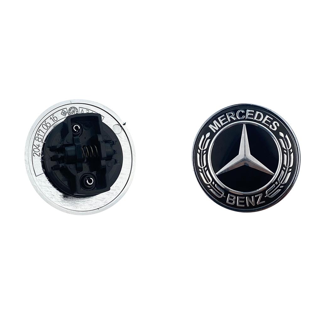 1Pcs 57MM Car Hood Emblem Badge Bonnet Emblem For Mercedes Benz AMG W124 W140 W163 W202 W203 W204 W210 W211 W205 A2048170616
