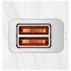 Ufesa Duo Delux, Grille-Pain Acier Inox, Écran Digital LCD, 850W, 2 Fentes Extra Large, 7 Niveaux de Grillage, Décongeler, Réchauffe