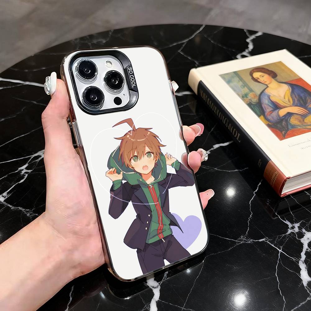 M-Makoto N-Naegi-MNES Phone Case For iPhone 17,16,15,14,13,12,11 Plus,Pro Max,XS,Colorful Silver Black Cover