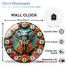 30x30cm Round Wall Clock with High-Quality Glass and Precision Movement
