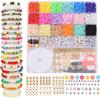 Polymer Clay Bead DIY Bracelet Kit - Beading Materials & Accessories Set