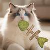 Cat Chew Toy 3-Pieces Fishbone Design Stick Interactive Kitten Teething Toys for Indoor Cats for Dogs Pet Kitten Christmas