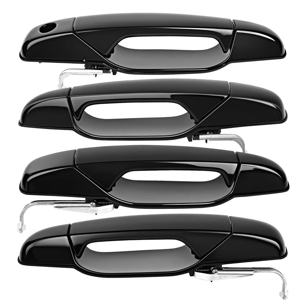 4pcs Outside Exterior Door Handle Front Rear Left Right for Chevrolet Silverado Tahoe GMC Sierra Yukon Cadillac Escalade Pickup