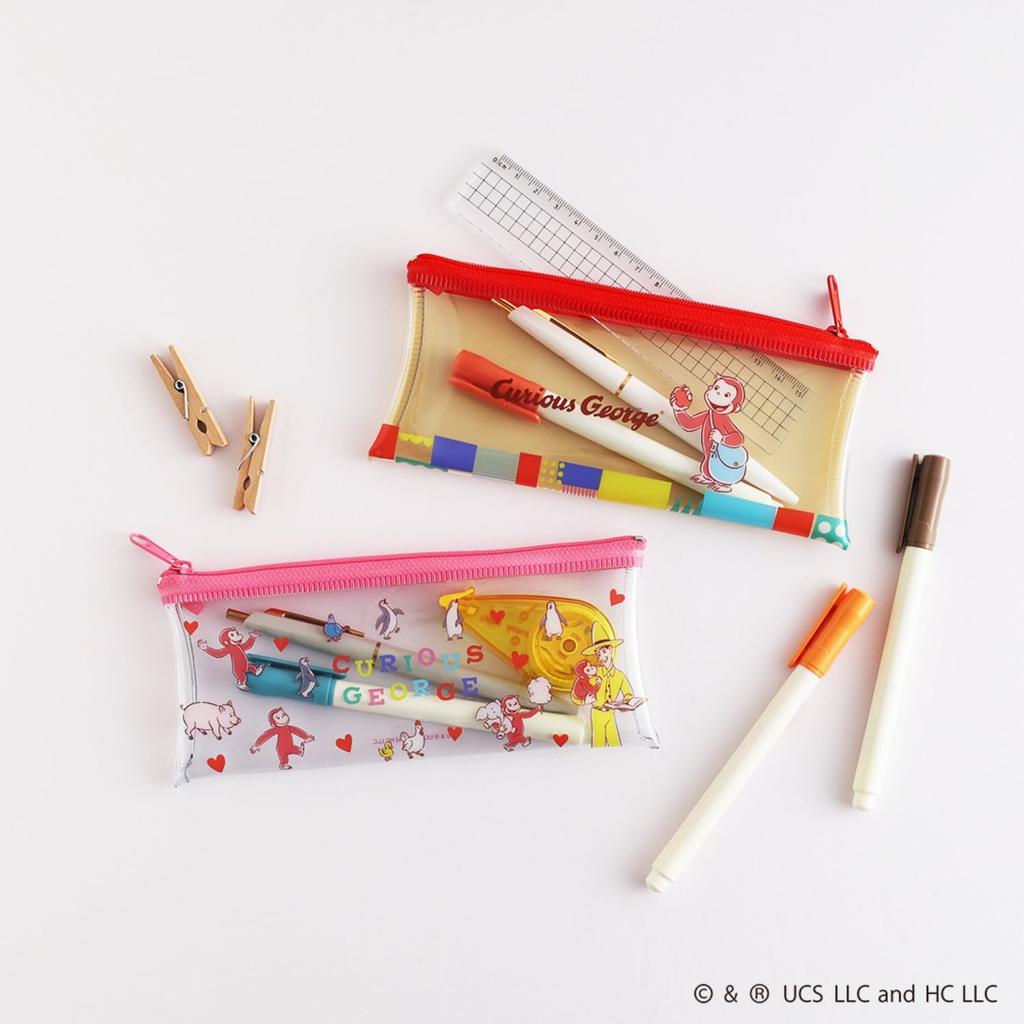 Overglad Curious George PVC Pen Pouch Animal CGG-032