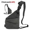 Multifunctional Concealed Tactical Storage Gun Bag Holster Men's Left Right Nylon Shoulder Bag Anti-Theft Bag Chest Bag Hunting