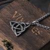 Men's Viking necklace, punk talisman, classic necklace, Nordic style, snake, Celtic knot pendant