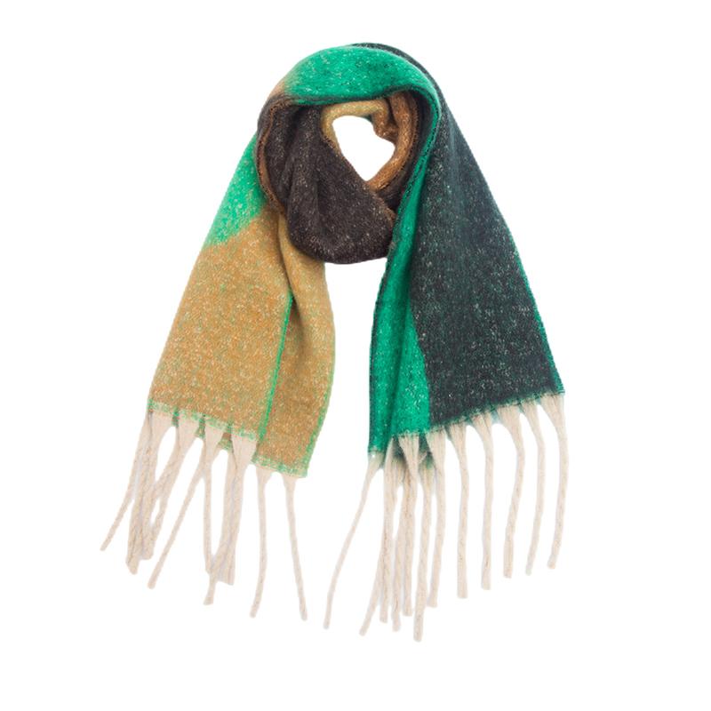 New  Imitation Cashmere Women Scarf Winter Vintage Print Tassel Pashmina Mujer Femme Foulard Bufanda Long Wrap Shawl Men'S