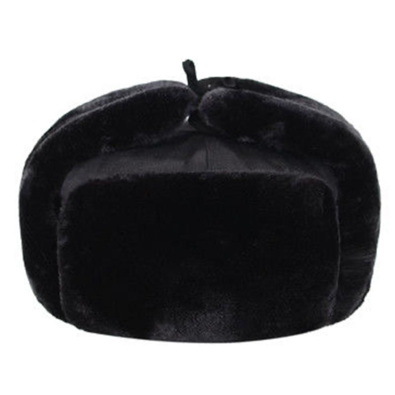 Russian Hat Autumn And Winter with Earflaps Cosplay Hat Winter Picture Props Thick Faux Fur Thicken Bucket Hat