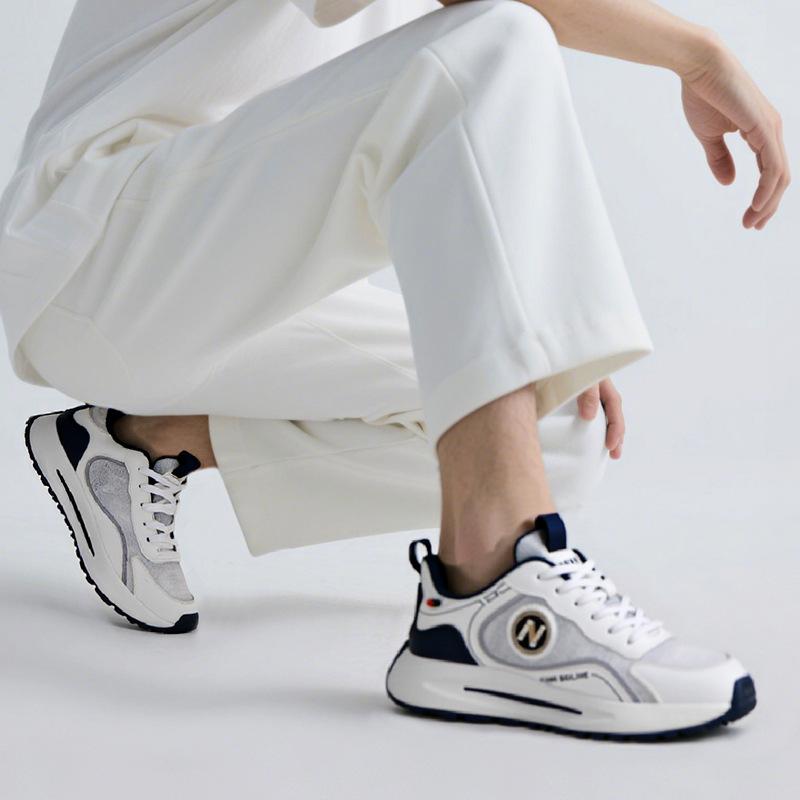 Spring and Autumn Cool Run Men's Casual Single Shoes New Lightweight Sneakers Versatile Height Increase Soft Sole Couple Running
