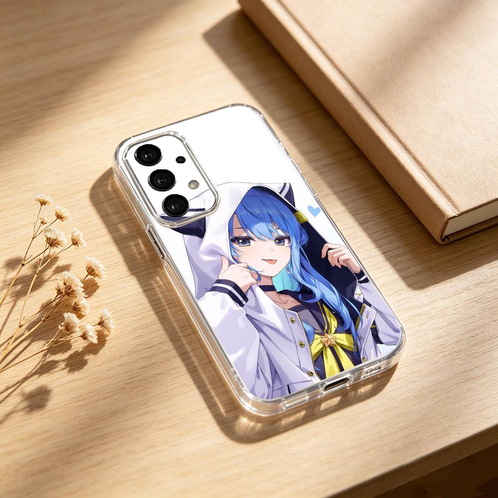 H-Hoshimachi Suisei phone Case For Samsung S25,24,21,22,23,30,Ultra,20,Plus,Fe,Lite,Note Transparent Cover