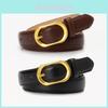 Womens Retro Fashion Belt With Alloy Buckle For Elegant Casual And Office Wear