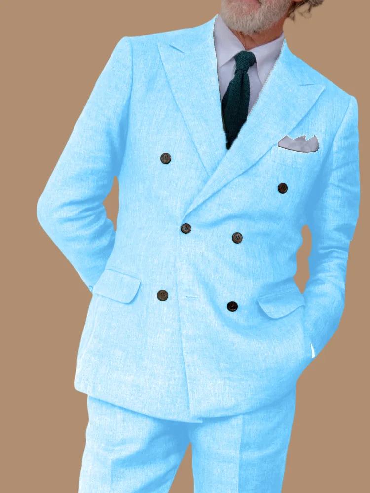 Men`s Elegant Two-Piece Banquet Suit -