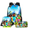 Minecraft Large Capacity High Value High Definition Printing Anti-Hunchback Wear-Resistant Large Capacity Schoolbag