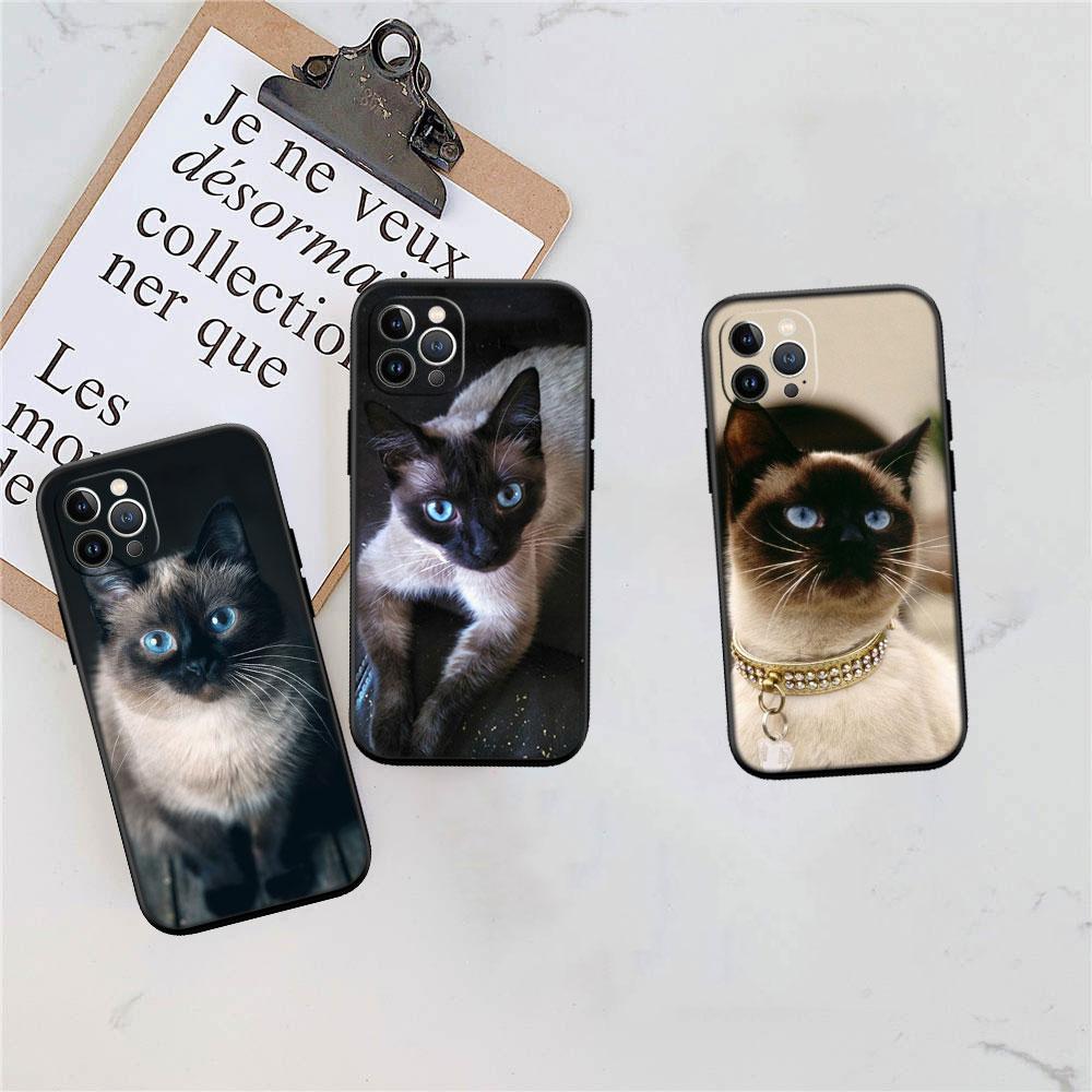 PP22 Cute Siamese Cat Soft Shell Phone Case for Xiaomi Xiaomi Poco M4 M5 M6 M7 X3 X6 X7 F8 Ultra Pro GT NFC