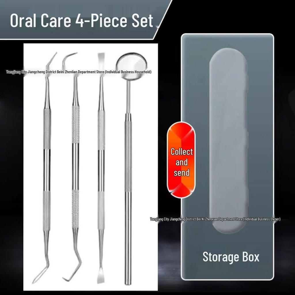 Dental Tartar Remover Kit: Oral Endoscope & Toothpick for Home Use