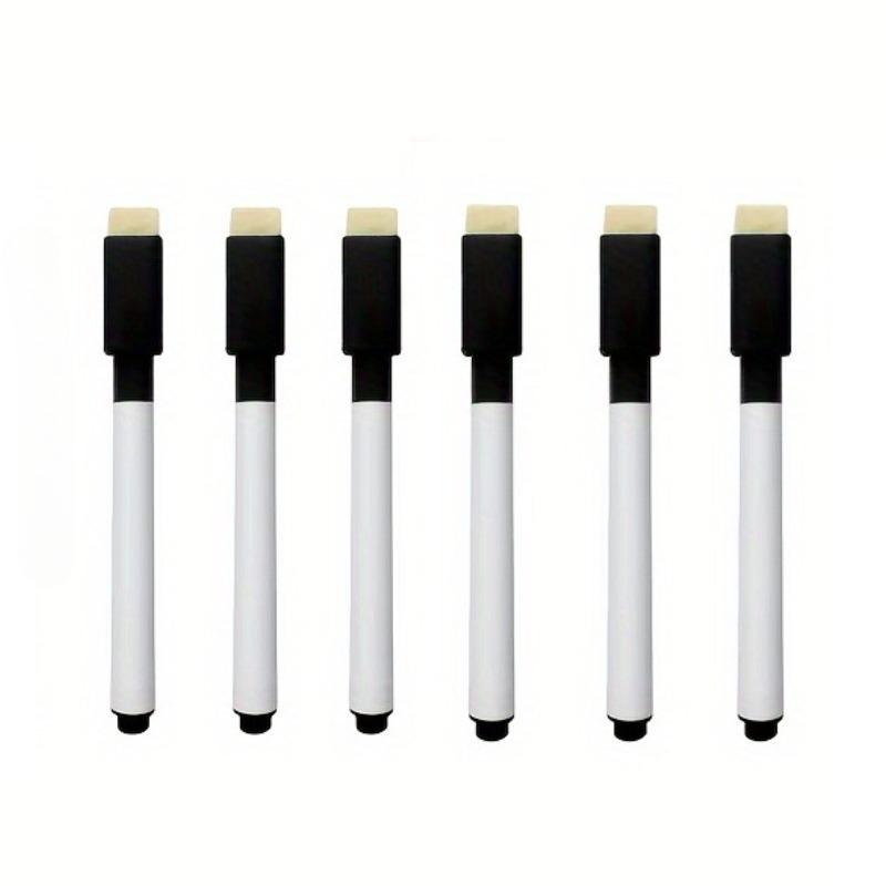 6pcs Non magnetic whiteboard penquick drying environmentally friendly small eraser pen writing stationery whiteboard accessories