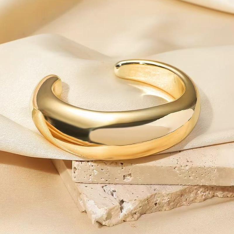 Fashion Exaggerated Irregular Bracelets for Women Simple Hip Hop Rock Personality Plastic Cuff Bangle Trendy Jewelry