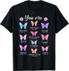 You Are Butterfly Beautiful Christian Religious Bible Verse T-Shirt
