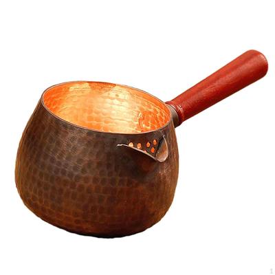 Brass Teapot Kung Fu Tea Pot Durable Multifunction Milk Jug with Handle Drinkware Dispenser for